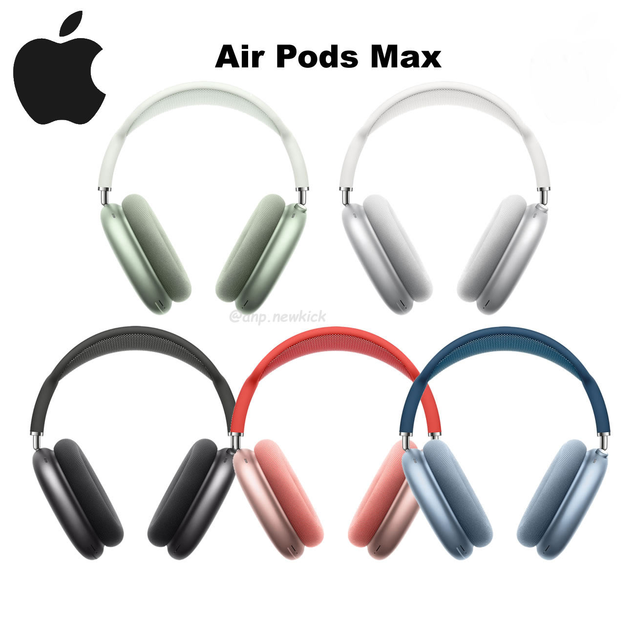 Air Pods Max Silver Space Grey Sky Blue Pink Green (1) - newkick.cc